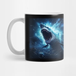 Shark with Blue Lightning Mug